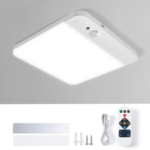 Battery ceiling lamp with - lamp,