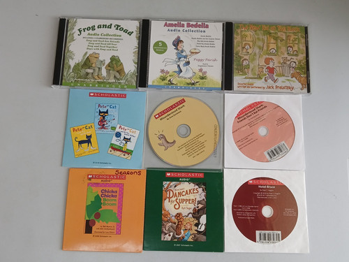 Juvenile audio book lot - book, cd