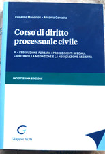 Corso diritto processuale - corso, di
