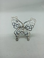 Anello Farfalla Grande Argento Rodiato 925%
