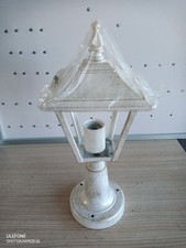 2x LAMPIONI DA GIARDINO IN ALLUMINIO (220V) 