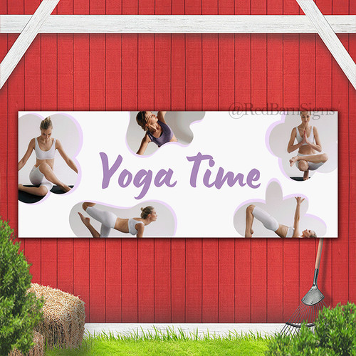 Striscione yoga time - yoga,