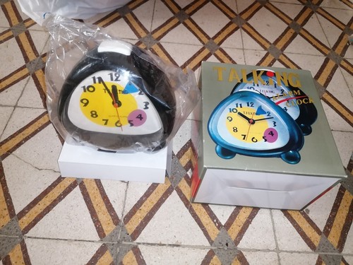 Talking alarm clock - talking,