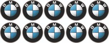 Adesivo bmw 10x2cm - adesivo,
