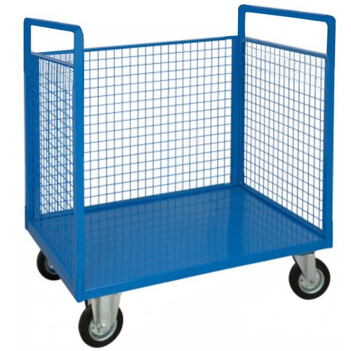 Carrello pianale con - , tre