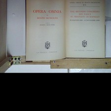 Mussolini OPERA OMNIA XV LA