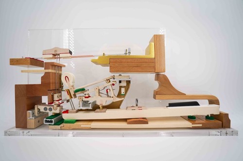 Pianoforte coda action - pianoforte, model