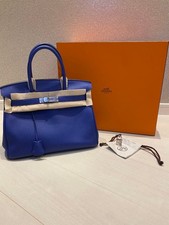 Borsa Hermes Birkin 30 Blu