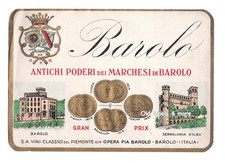 x2161 BAROLO Antichi Poderi dei Marchesi di Barolo BAROLO Etichetta etichetta vino