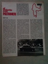 *ARTICOLO  DAF 33 - AUTOBIANCHI PRIMULA  -- 1967