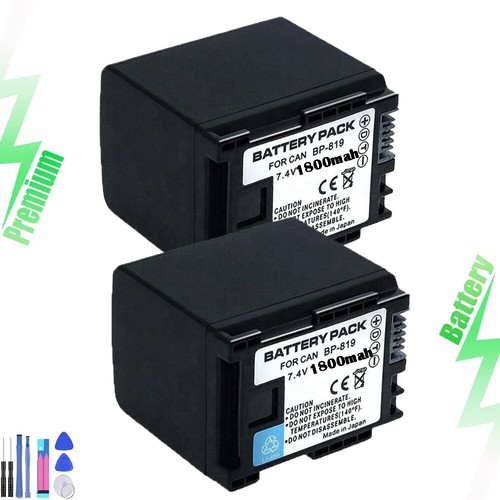 Batteria 1800mah per canon - 2x,