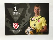 Autografo ANDREAS HIRZEL-FC Vaduz-Ex-Hamburger SV-Thun-Aargau-FC Aarau-AK