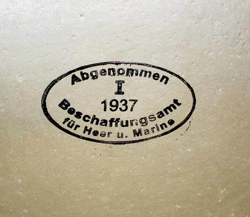 Ww2 german acceptance stamp - ww2,