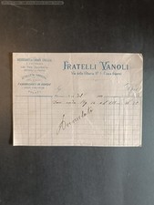 fattura NEGOZIO IN CANAPE