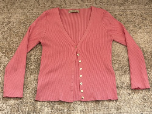 Cardigan estivo rosa