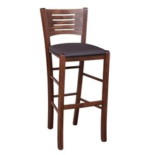 Sgabello verona legno noce - sgabello,