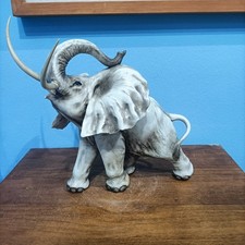 GUIDO CACCIAPUOTI SCULTURA STATUA ELEFANTE NAPOLI CERAMICA OPERA ARTE XX DESIGN 