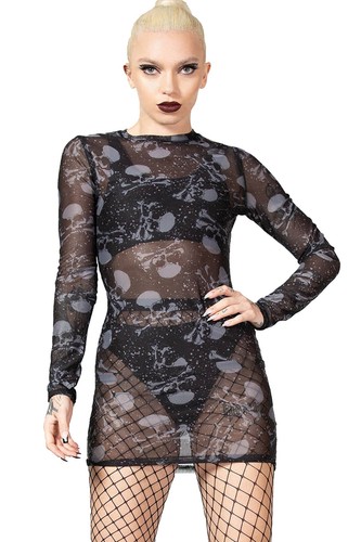 Abito bodycon killstar gotico - abito,