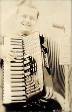 Cartolina d'epoca RPPC uomo