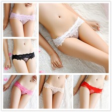 3Pcs Sexy Floral Mesh Panties