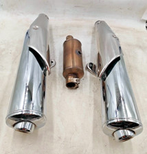 TERMINALI DI SCARICO + COLLETTORE -MOTO GUZZI NEVADA 750 ANNO 2000 AL 2004