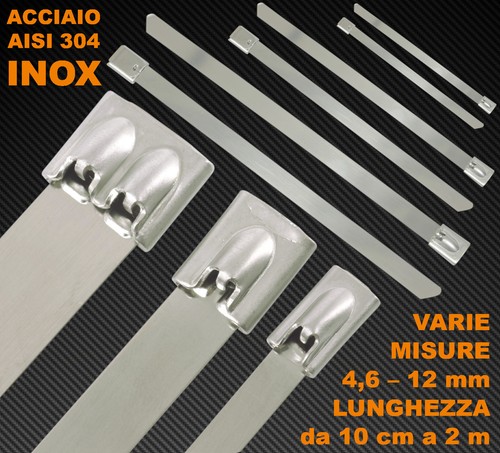 Fascette acciaio inox - fascette, clip