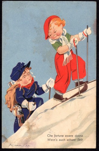 Cartolina proverbio anni - , '30