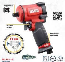 USAG 942 PC3 Avvitatore pneumatico ad impulsi Pistola ad aria 861 Nm Attacco1/2