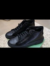 SCARPE SNEAKERS UOMO ALTE NERE