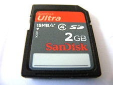 2 GB Secure Digital Card Ultra