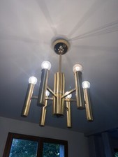 Lustre Laiton Brossé Et Poli