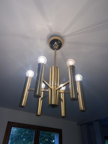 Lustre laiton brossé poli - brossé, et