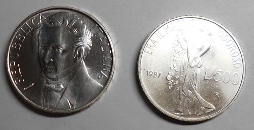 Repubblica italiana 500 lire - italiana,