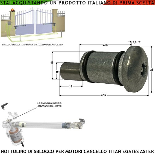 Nottolino sblocco emergenza - nottolino,