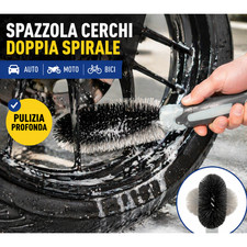 Spazzola Ruote Doppia Spirale