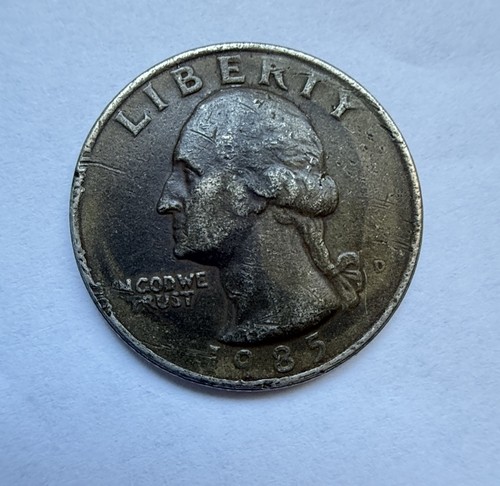 1985d washington quarter in - quarter:,