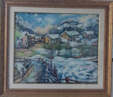 quadro dipinto a olio su tela