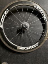 Zipp 404 Carbón Tubolare Ruota Posteriore Campagnolo 11 Velocità Cassetta 12/27 Cerchio Freno