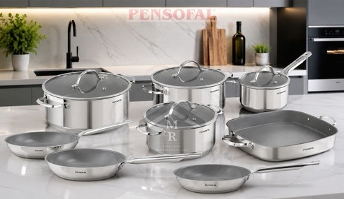 Set pentole acciaio - set,
