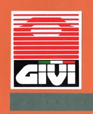 Adesivo Sticker Vintage Moto Tuning Autocollant Aufkleber GIVI Accessori Moto