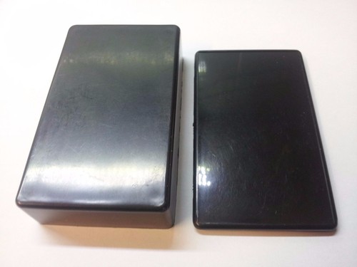 Scatola plastica box nero - scatola,