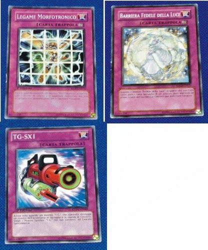 Lotto 3 carte - yu-gi-oh!,