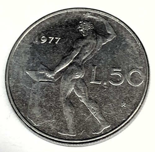 C4365 italy coin 50 - ,