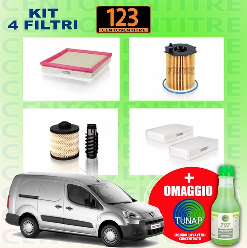 Kit tagliando filtri peugeot - filtri,