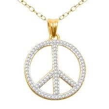 Segno di Pace Ciondolo Collana