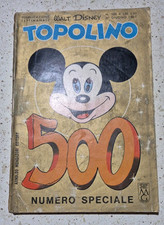 TOPOLINO LIBRETTO 500 CON CARTONCINO SENZA BOLLINO E FARFALLA
