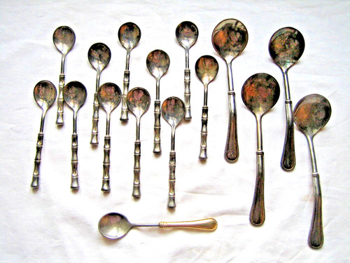 Lotto set cucchiaini p - di, e.p