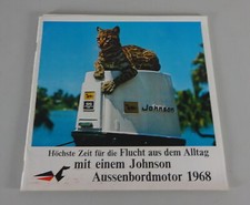 Prospetto/Brochure Johnson Motori Fuoribordo Stand 1968