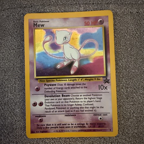 Mew black star promo - mew,