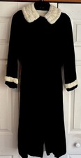Cappotto velluto nero - in,
